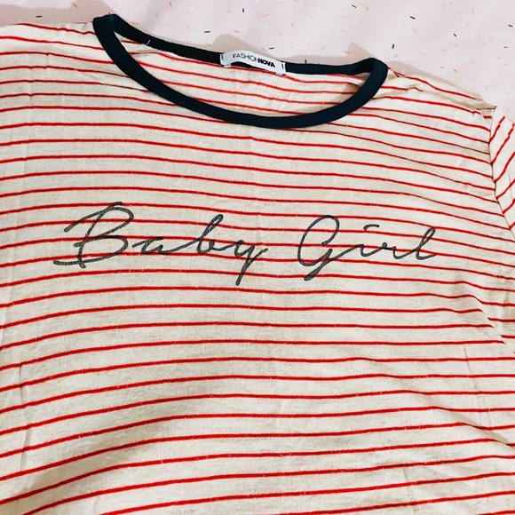 Fashionnova Baby Girl Tie-up Crop Top 👚 - Picture 7 of 8